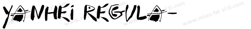 yanhei Regula字体转换